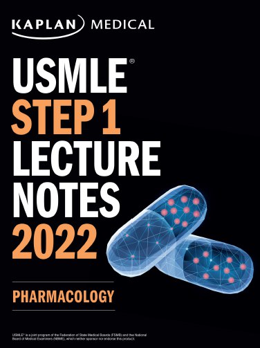 USMLE Step 1 Lecture Notes 2022: Pharmacology - آزمون های امریکا Step 1